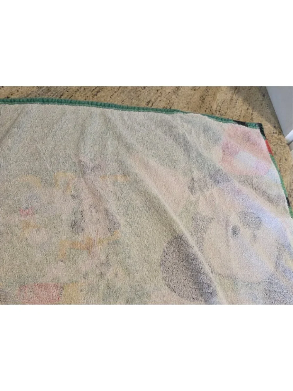 Vintage Disney Beach Bath Towel Mickey Slide Mouse 39x23